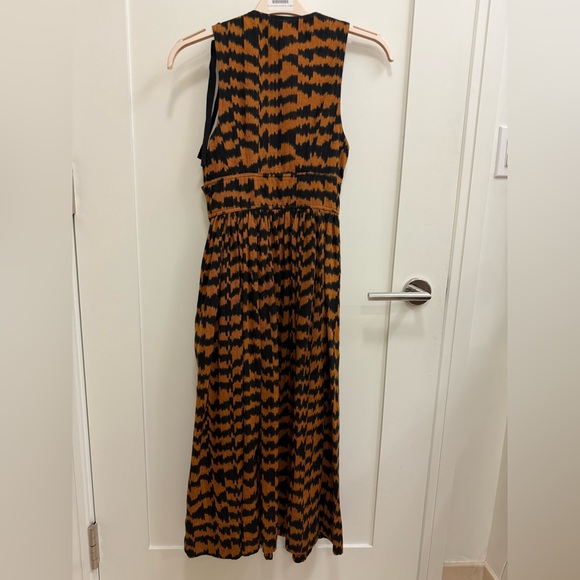 Ulla Johnson Klea Wrap-Effect Cotton Midi Dress - Picture 3 of 8